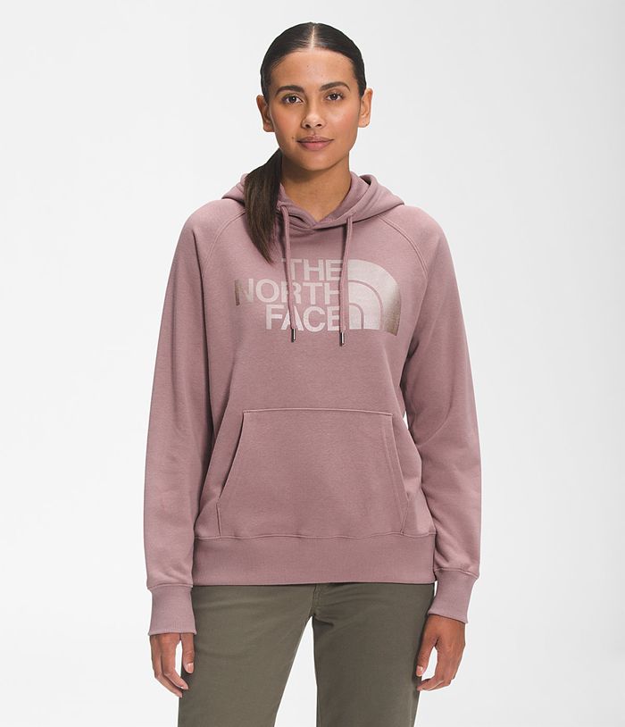 Sudadera Con Capucha The North Face Mujer Luxe Half Dome Pullover Moradas Claro - Peru 23804ZTRW